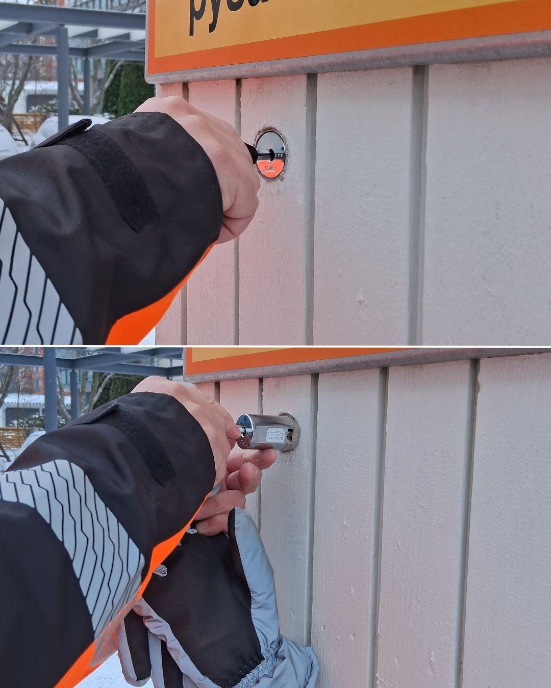 Putkilukon avaaminen