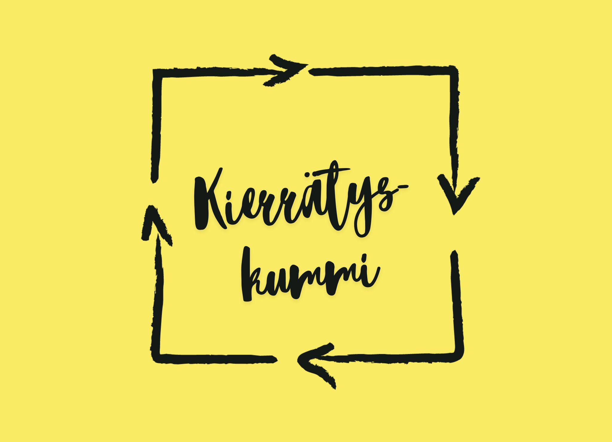 Kierrätyskummi -logo